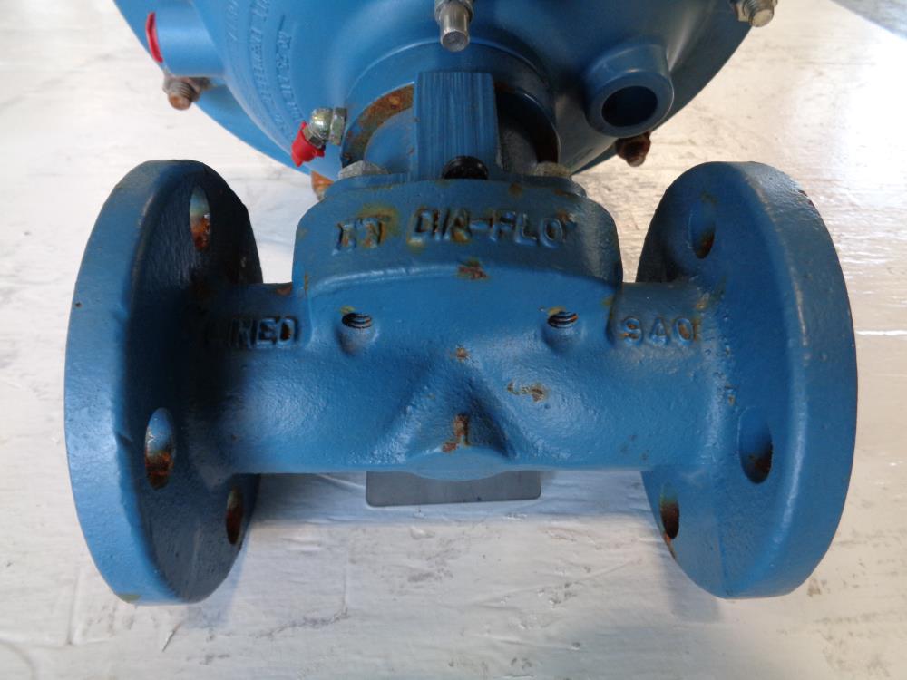 ITT Dia-Flo 1" Tefzel-Lined Diaphragm Valve 1-2529-TM-34-3228-LS2